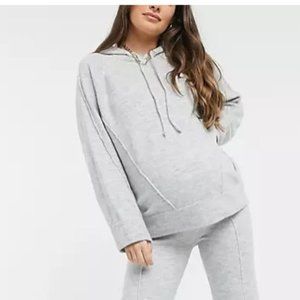 COPY - ASOS DESIGN Maternity Oversized Knit Hoodie